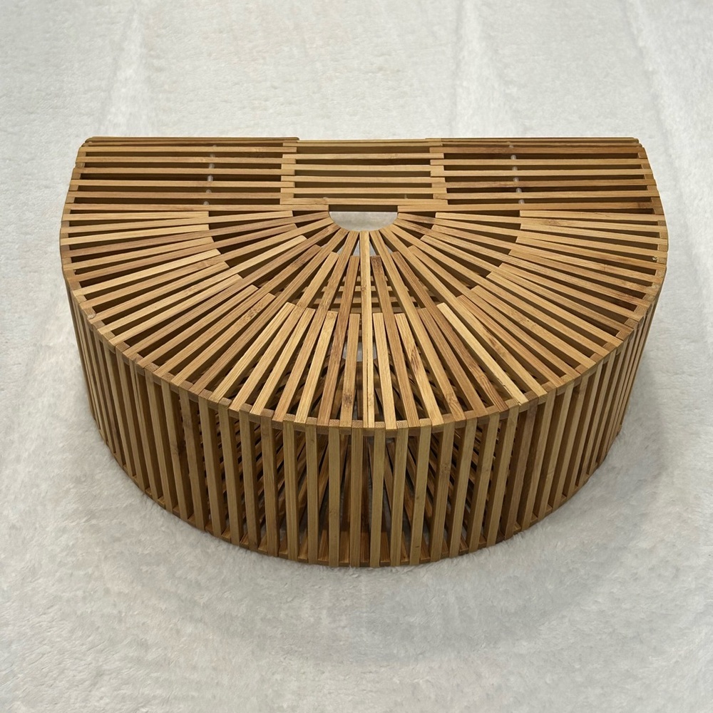 Wooden Bamboo Handbag/Beach Bag - Picture 4 of 11